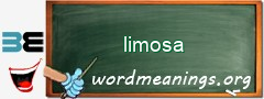 WordMeaning blackboard for limosa